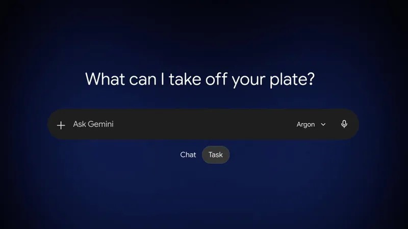 Google 官方发布的 Gemini 与 Argon 界面图